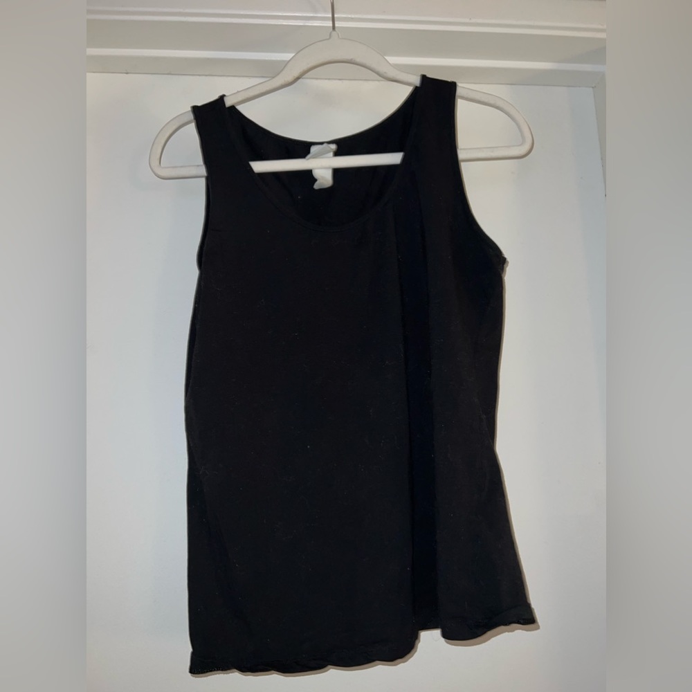 Black plain tank